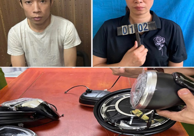 Triệt phá hai đường dây buôn lậu phụ tùng xe điện, ắc quy khủng từ Trung Quốc